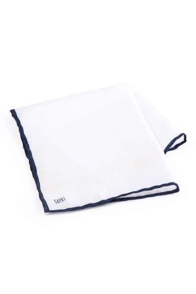 Beyaz Micro Klasik Cep Mendili - 2