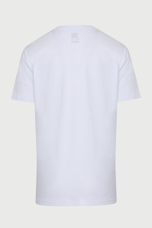 Beyaz ve Haki Regular Fit %100 Pamuk V Yaka İkili Paket Basic Tişört