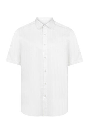 Beyaz Kısa Kol Klasik Gömlek