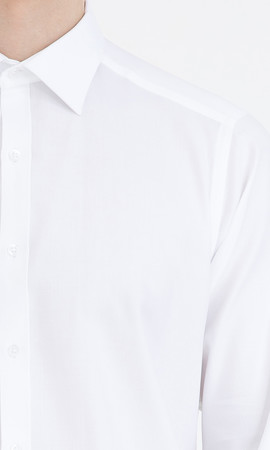 Beyaz Regular Gömlek - Thumbnail