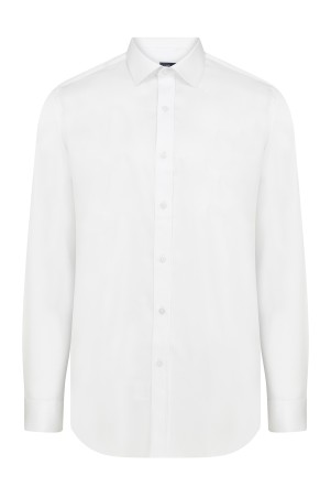 Beyaz Klasik Gömlek - Thumbnail