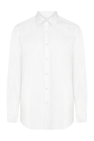 Beyaz Regular Fit Gömlek - Thumbnail