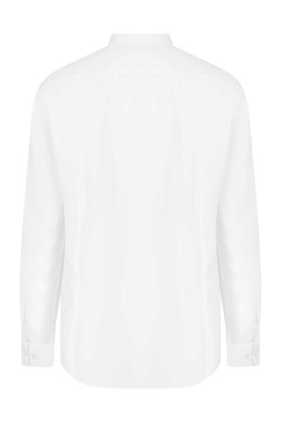 Beyaz Regular Fit Gömlek - 3