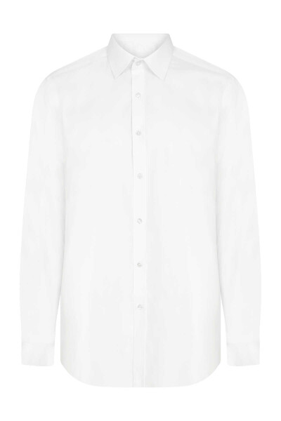 Beyaz Regular Fit Gömlek - 2