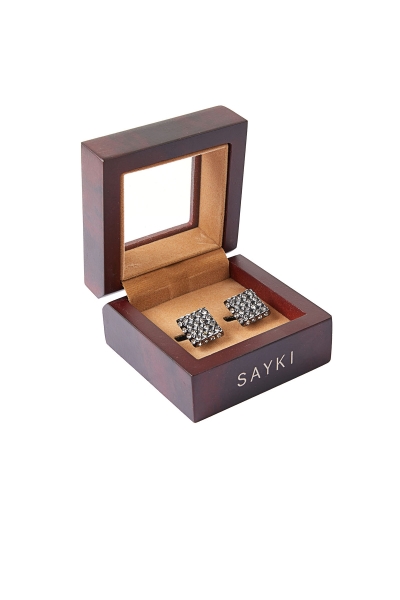 Desenli Kol Düğmesi - 2