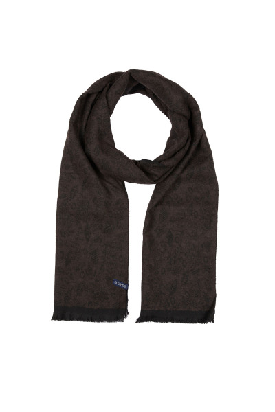 Siyah Desenli Atkı - 2