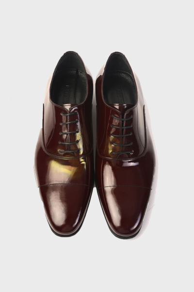 Bordo Hakiki Deri Klasik Ayakkabı - 6