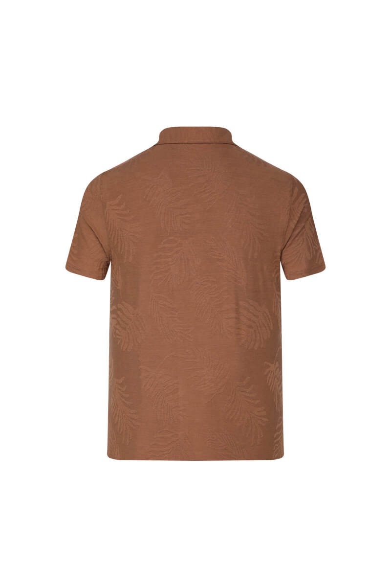 Camel Regular Fit Apaş Yaka Gömlek Tişört - Hatemoğlu (1)