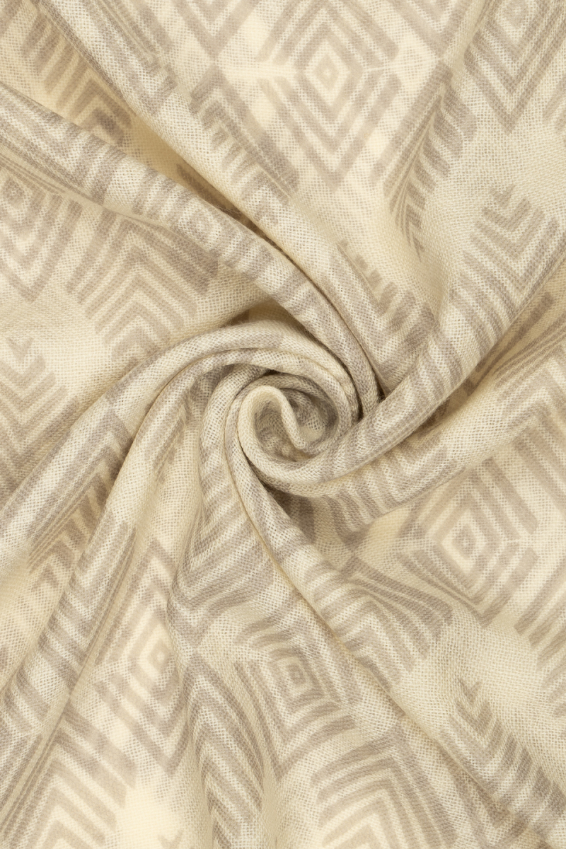 Hatemoğlu Desenli 100% Yün Atkı - Hatem Saykı (1)