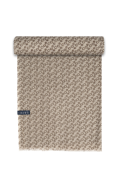 Hatemoğlu Desenli 100% Yün Atkı - 3