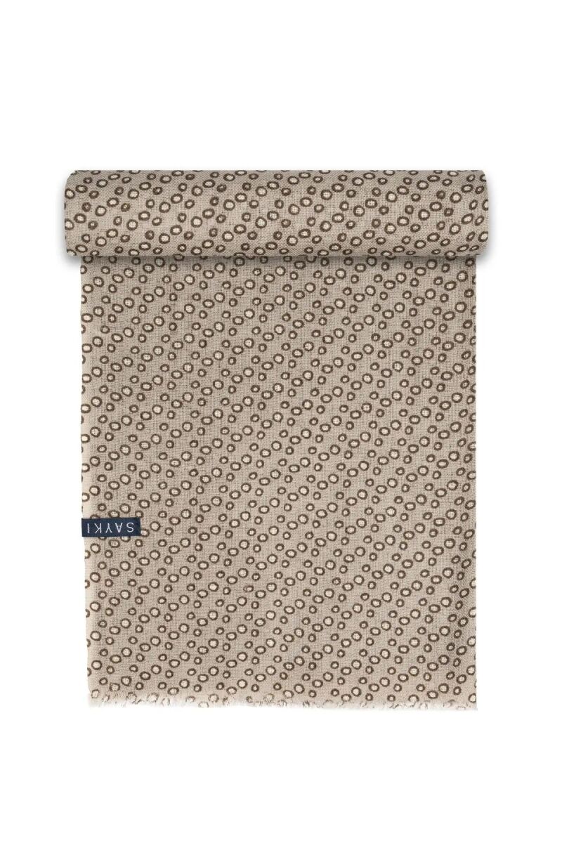 Desenli 100% Yün Atkı - Hatem Saykı (1)