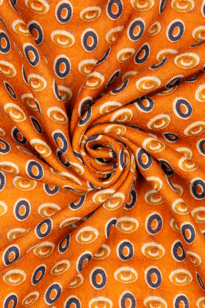 Hatemoğlu Desenli 100% Yün Atkı - 2