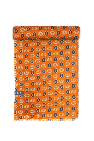 Hatemoğlu Desenli 100% Yün Atkı - 3