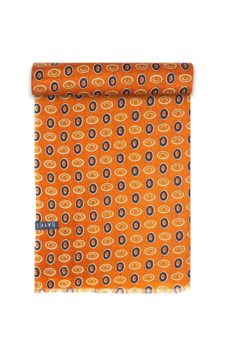 Desenli 100% Yün Atkı - Hatem Saykı (1)