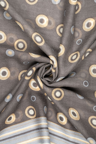 Hatemoğlu Desenli 100% Yün Atkı - 2