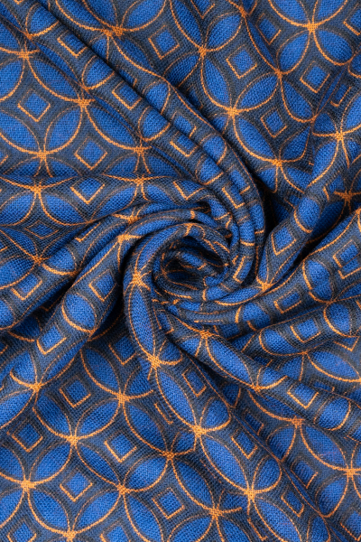 Hatemoğlu Desenli 100% Yün Atkı - 2