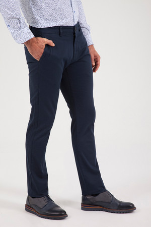 Lacivert Slim Fit Spor Pantolon - Thumbnail