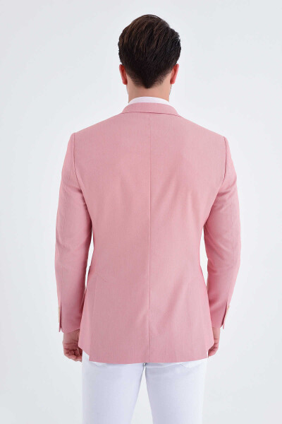 Pembe Slim Fit Spor Ceket - 5
