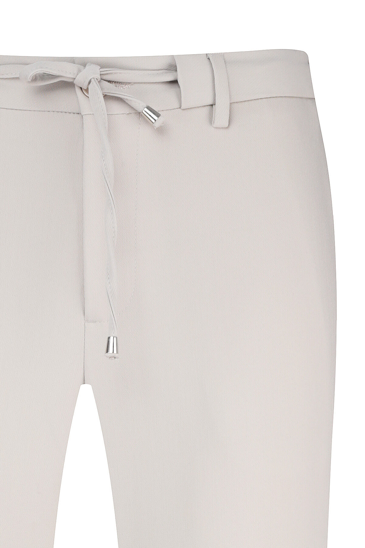 Ekru Rahat Kesim Yandan Cepli Jogger Pantolon - 3