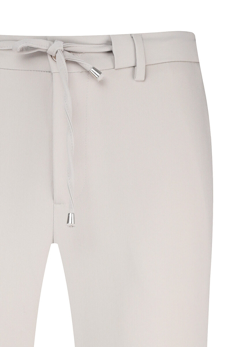 Ekru Rahat Kesim Yandan Cepli Jogger Pantolon - SAYKI (1)