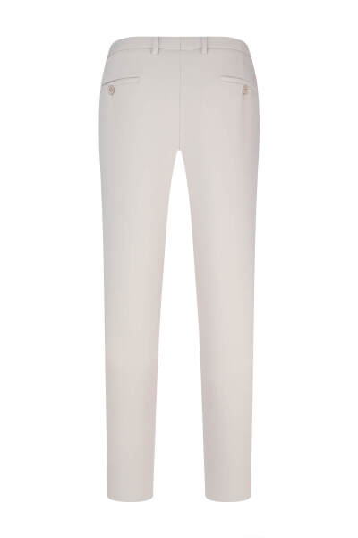 Ekru Rahat Kesim Yandan Cepli Jogger Pantolon - 3