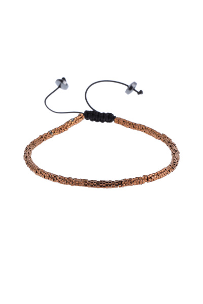 Kahverengi Hematit Taşlı Erkek Bileklik - 1