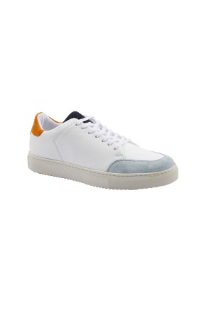 Beyaz ALEXANDER Casual Bağcıklı Sneakers - Thumbnail