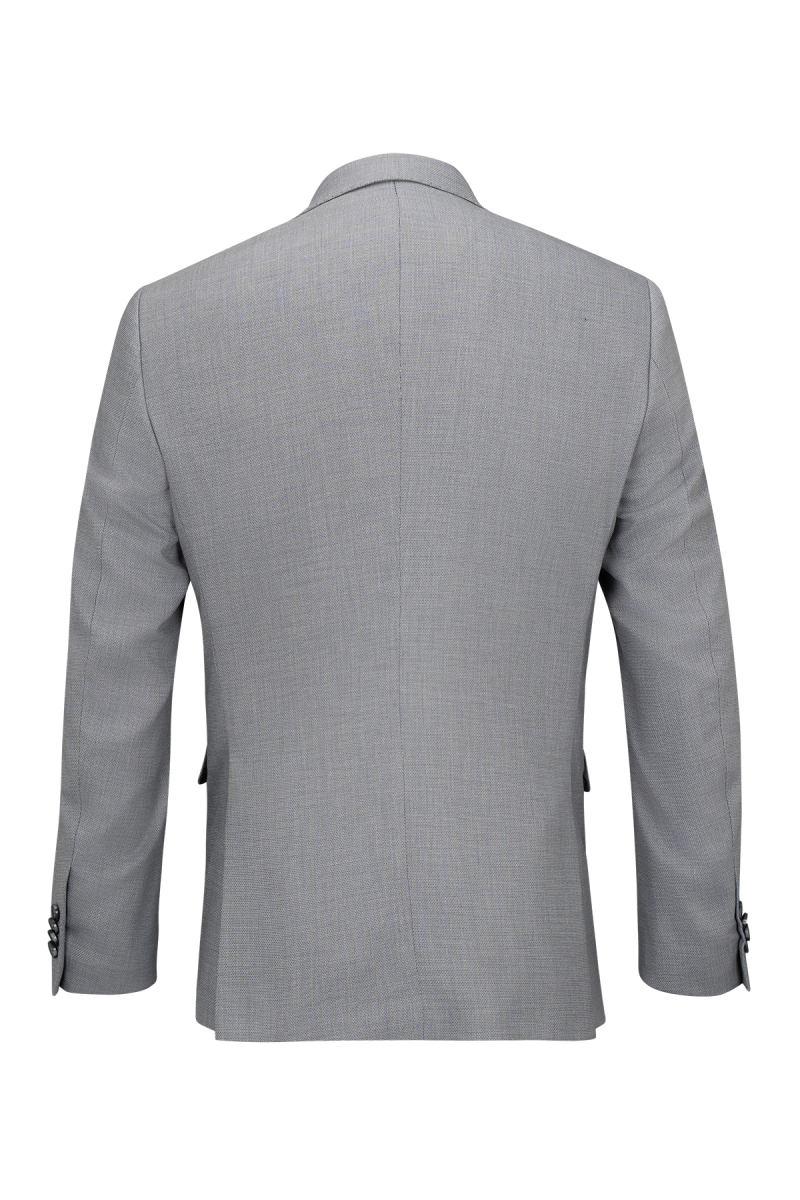 Gri Comfort Fit Mono Yaka Takım Elbise - Saykı (1)