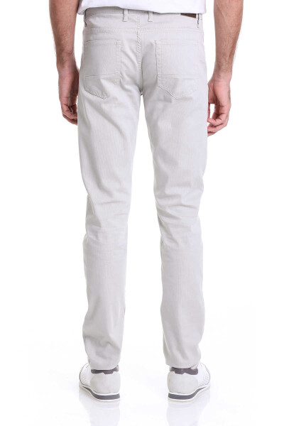Gri Dinamik Fit 5 Cep Basic Kanvas Pantolon - 10