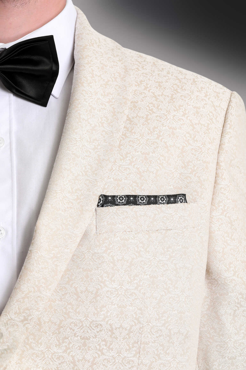 Gri Klasik Saten Cep Mendili - Hatem Saykı (1)