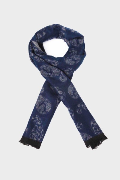 Gri Desenli Atkı - 1