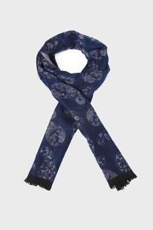 Gri Desenli Atkı - 5