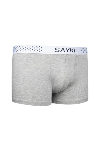 Gri Pamuklu Boxer 