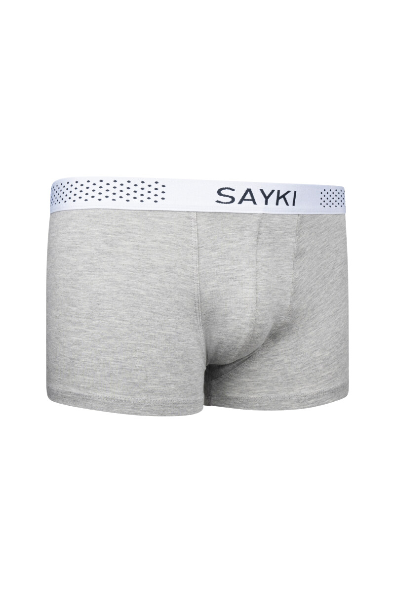 Gri Pamuklu Boxer - Hatem Saykı