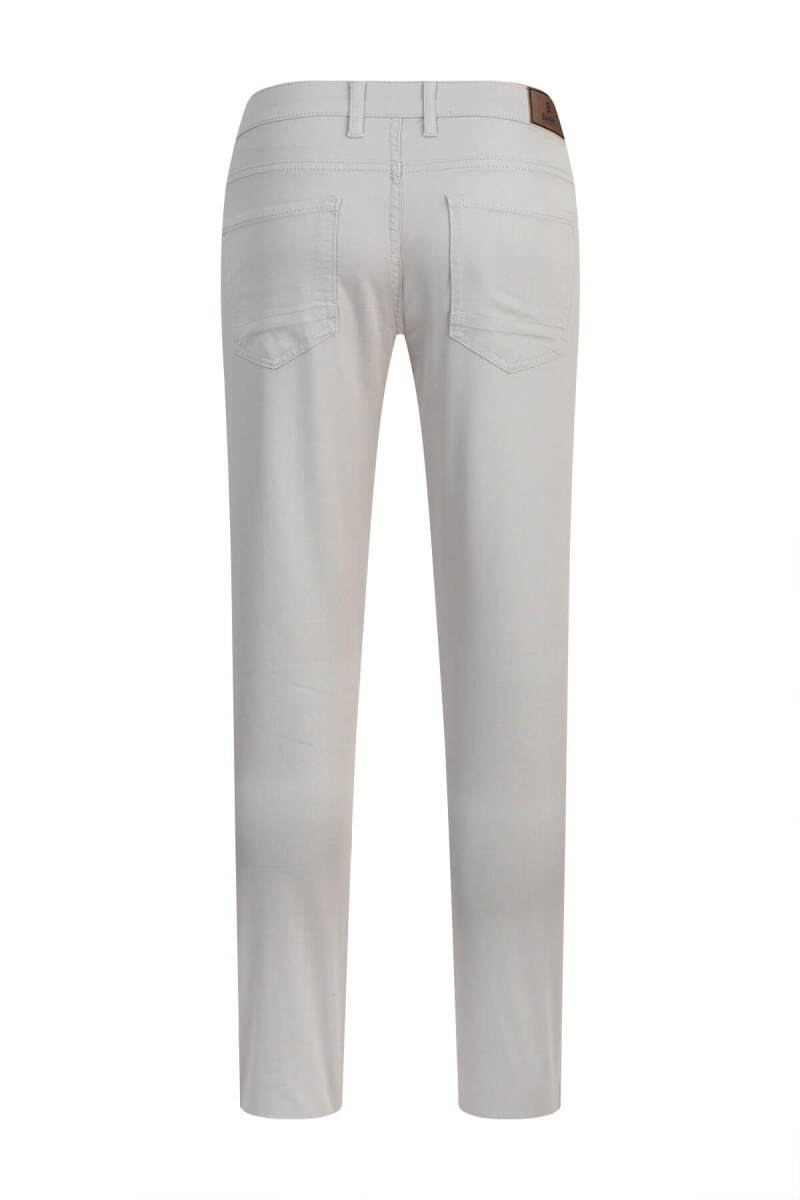 Gri Rahat Kesim 5 Cep Kanvas Pantolon - Saykı (1)