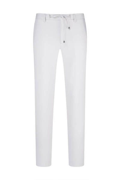 Gri Rahat Kesim Yandan Cepli Jogger Pantolon 