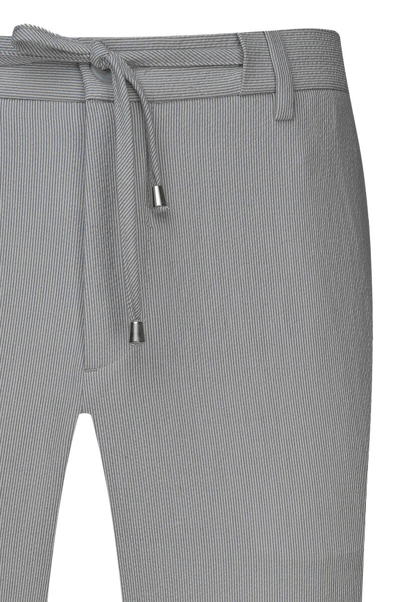 Gri Rahat Kesim Yandan Cepli Jogger Pantolon - HTML (1)