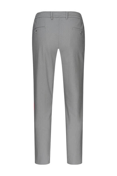 Gri Rahat Kesim Yandan Cepli Jogger Pantolon - 3