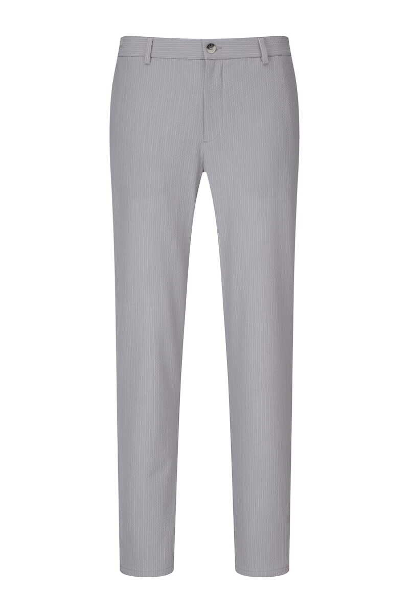 Gri Rahat Kesim Yandan Cepli Jogger Pantolon