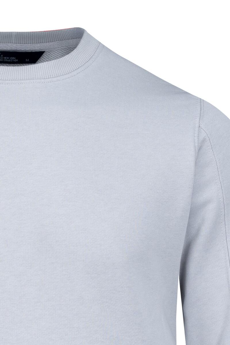 Gri Regular Fit Bisiklet Yaka 100% Pamuk Sweatshirt - HTML (1)