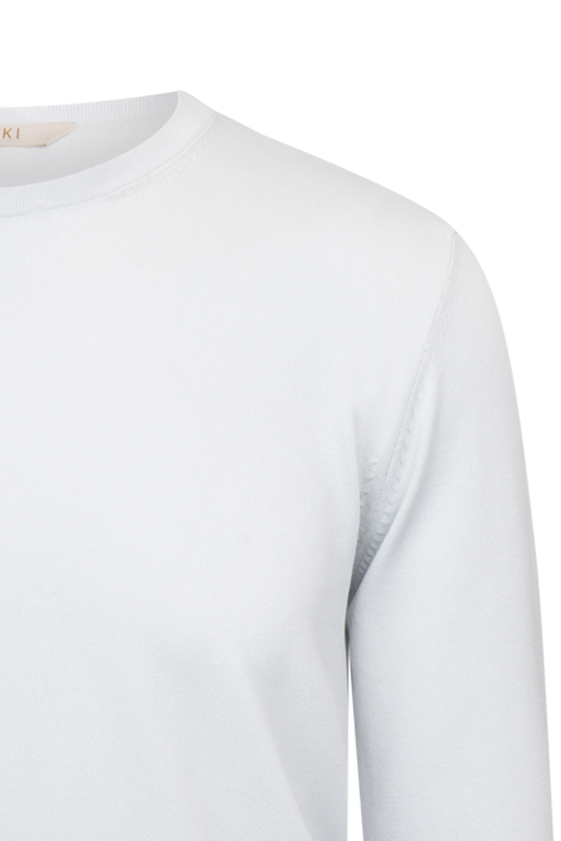 Gri Regular Fit Bisiklet Yaka Rayon Triko Kazak - Hatem Saykı (1)