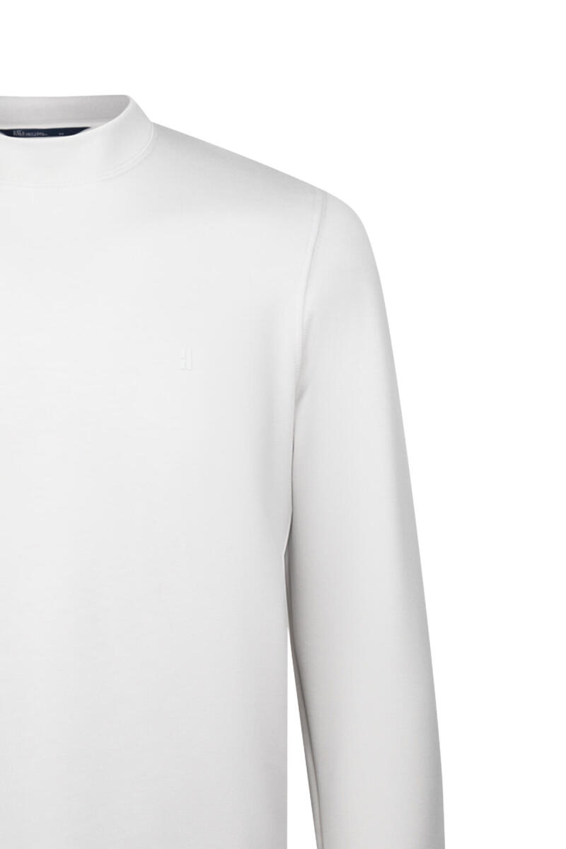 Gri Regular Fit Bisiklet Yaka Sweatshirt - HTML (1)
