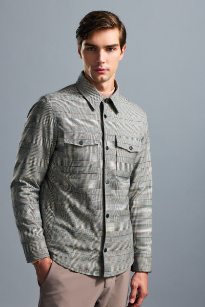 Gri Regular Fit Elyaflı Mont - 2