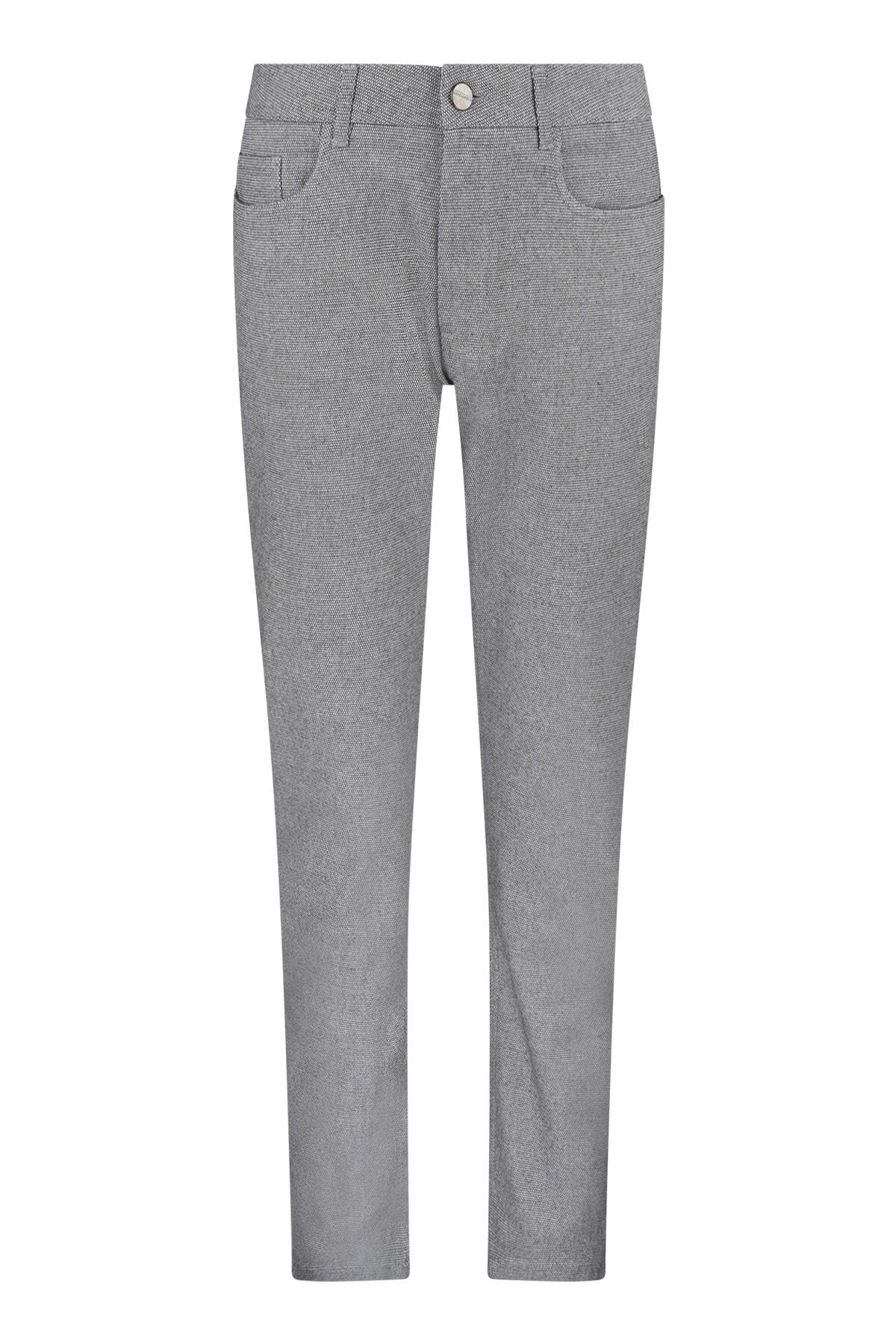 Gri Regular Fit Pamuklu 5 Cep Kot Pantolon - 1