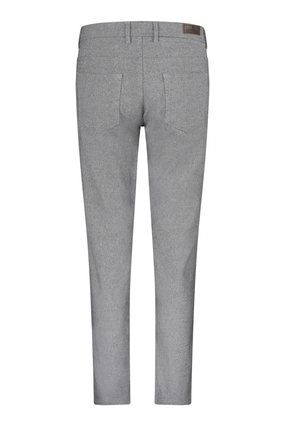 Gri Regular Fit Pamuklu 5 Cep Kot Pantolon - 2