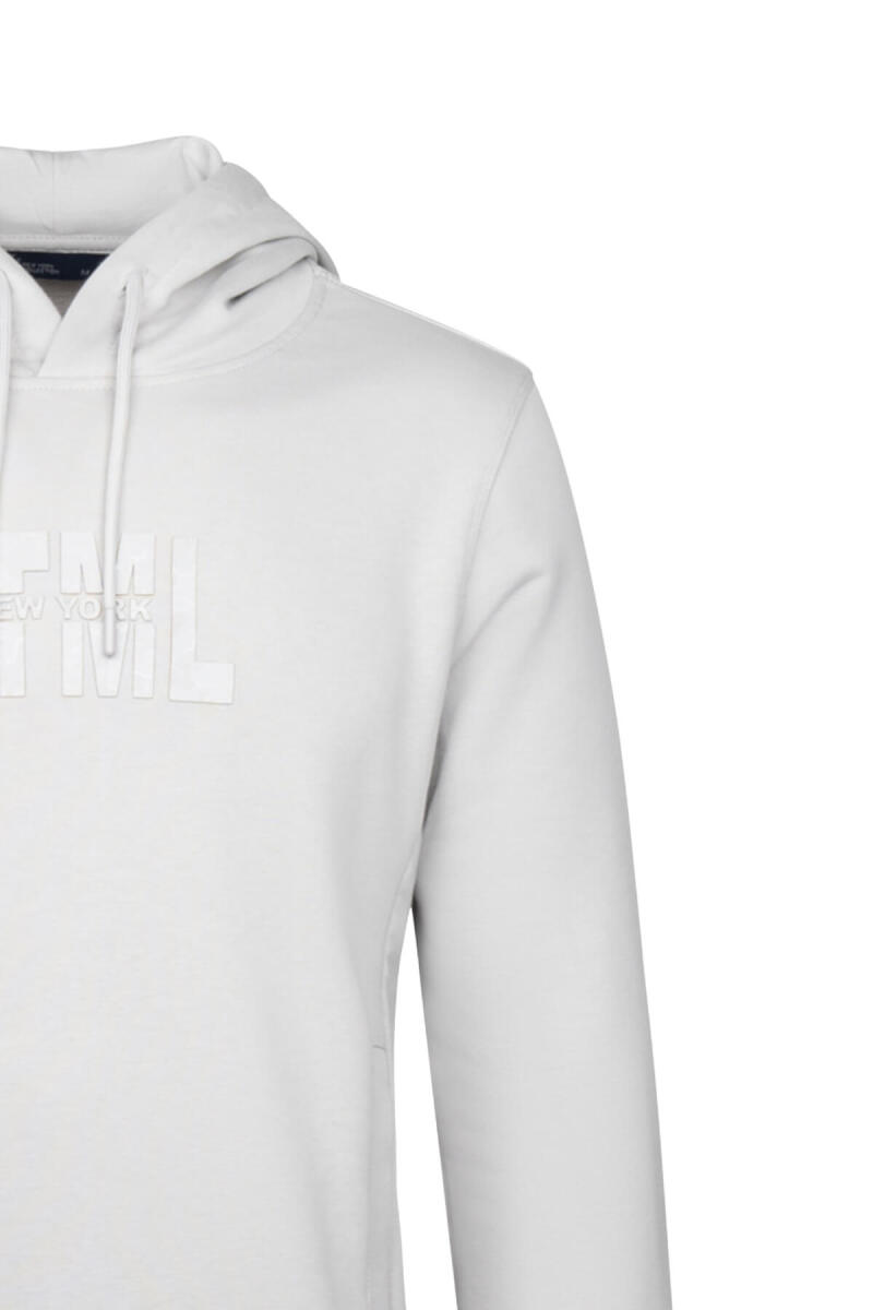 Gri Regular Fit Pamuklu Kapüşonlu Kanguru Cepli Sweatshirt - HTML (1)