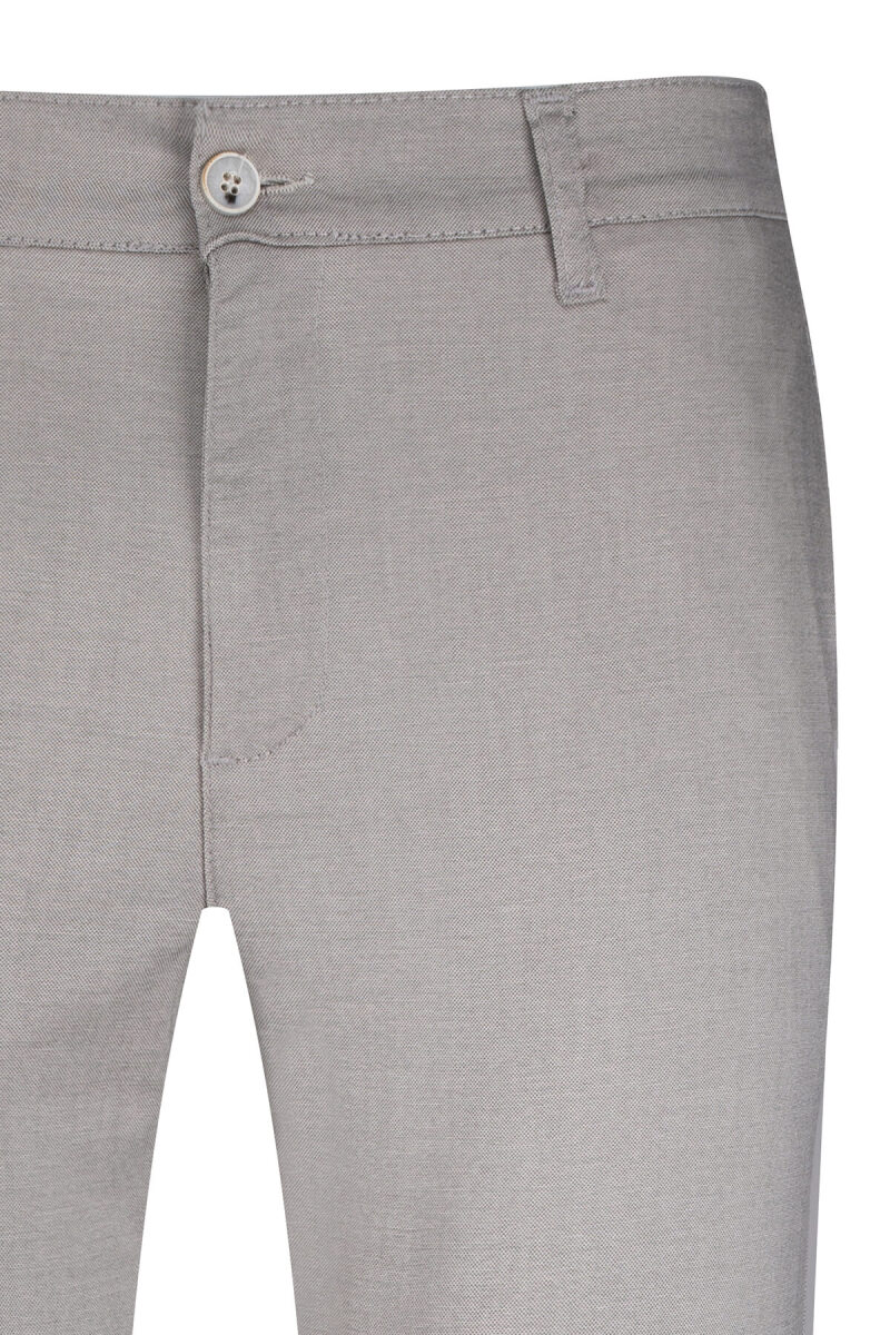 Gri Regular Fit Yandan Cepli Pamuklu Jogger Pantolon - Hatemoğlu (1)