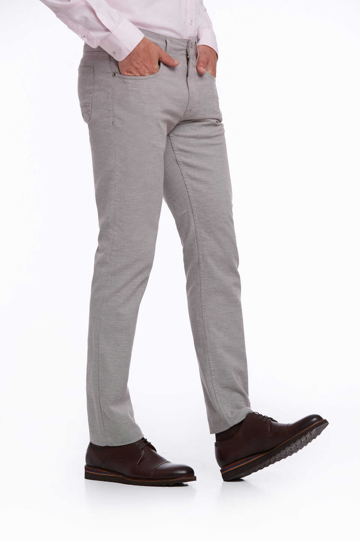 Vizon Regular Fit Pamuklu 5 Cep Kanvas Pantolon - 1