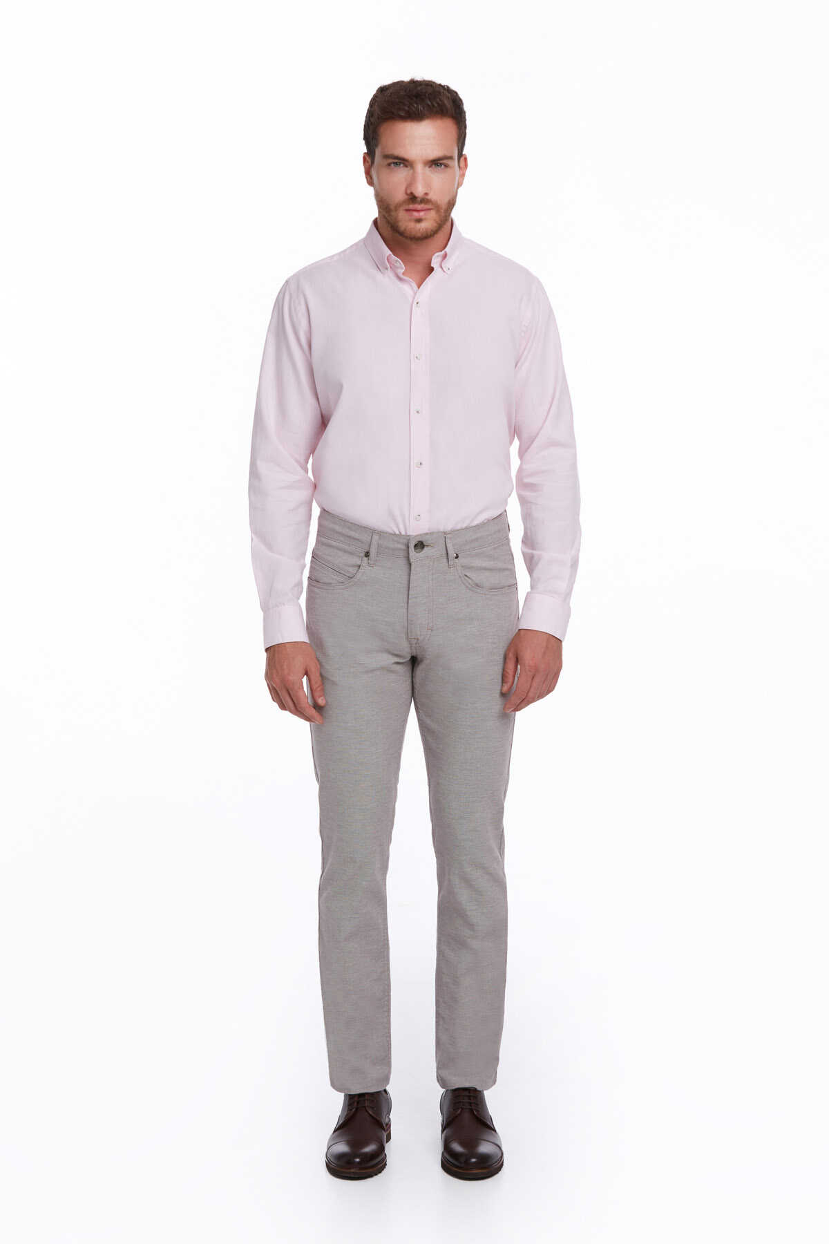 Vizon Regular Fit Pamuklu 5 Cep Kanvas Pantolon - 5