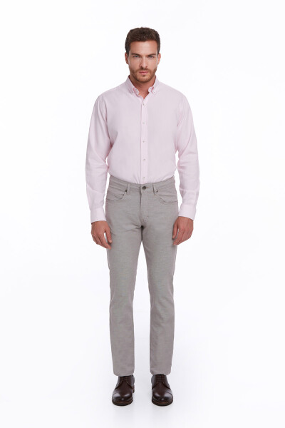 Vizon Regular Fit Pamuklu 5 Cep Kanvas Pantolon - 5